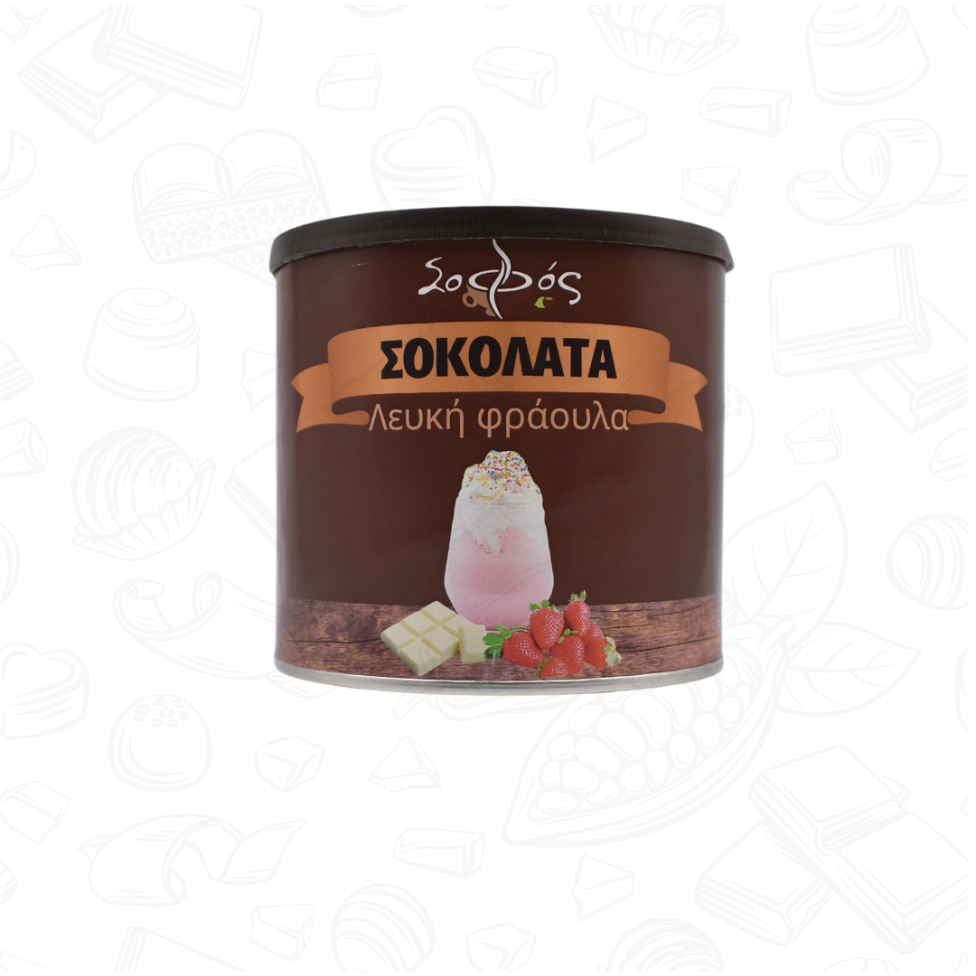 Σοκολάτα Λευκή Φράουλα