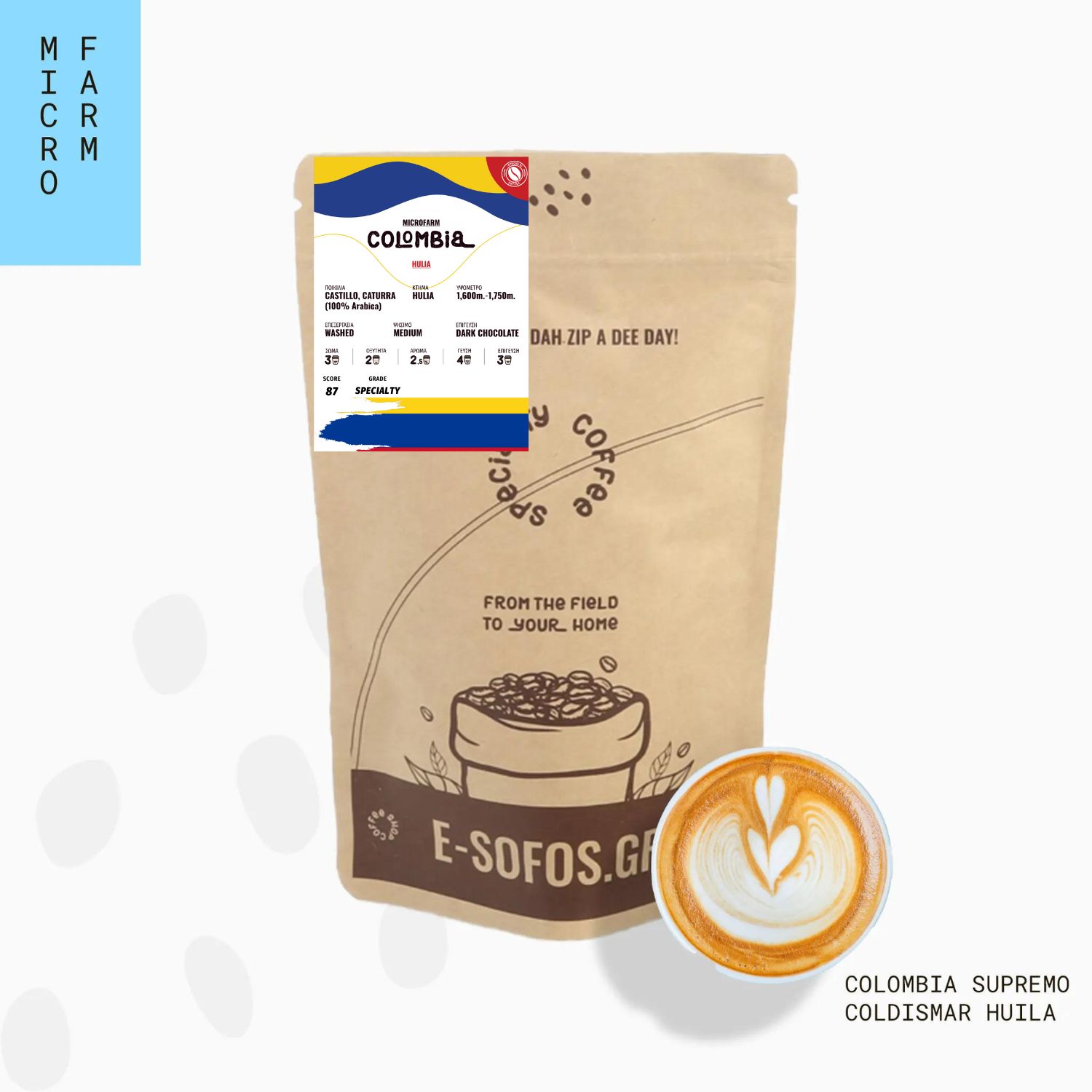 Colombia Supremo Coldismar Huila - Microfarm