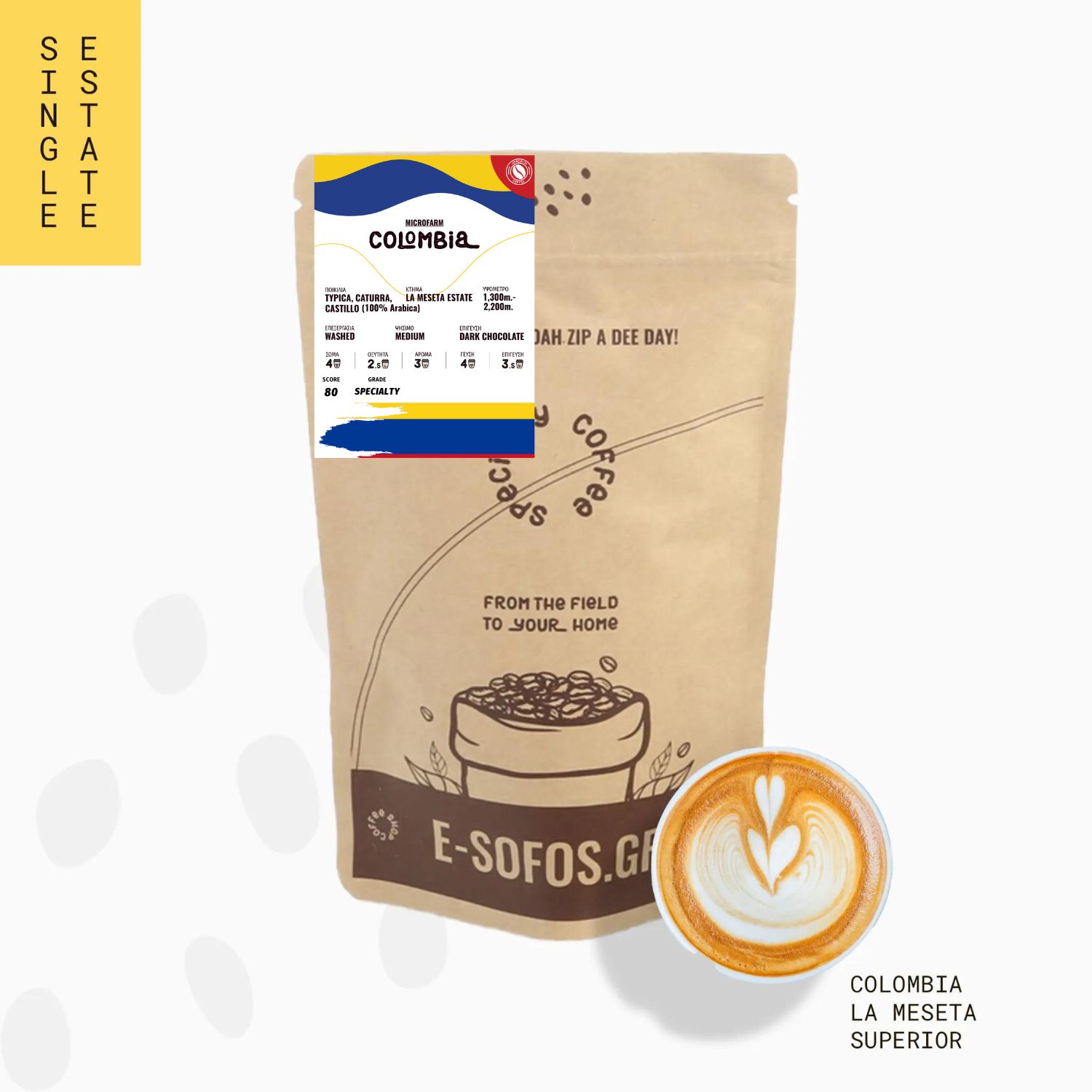 Colombia La Meseta Superior - Single Estate